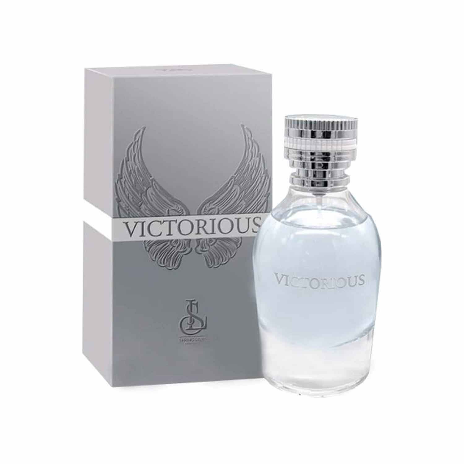 ادو پرفیوم مردانه اسپرینگ لیلیز مدل Victorious حجم 100 میلی لیتر با پکیج Soft