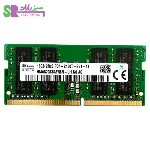 رم لپ تاپ هاینیکس مدل DDR4 2400 HMA82GS6AFR8N-UH NO AC ظرفیت 16 گیگابایت