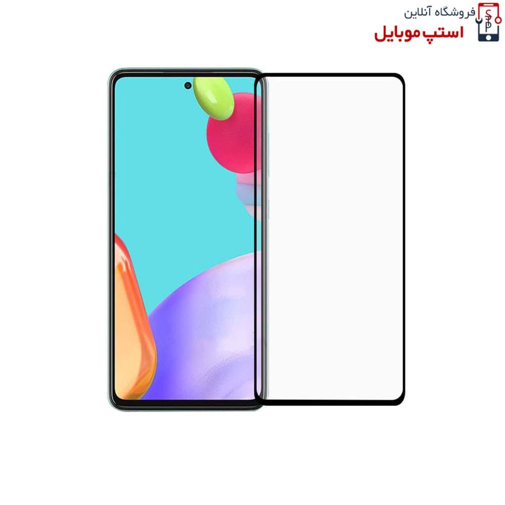گلس سامسونگ SAMSUNG GALAXY A52 مدل شیشه ای فول تمام صفحه