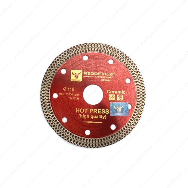 صفحه پرسلان بر قطر 115 میلی متر برند REDDEVILS