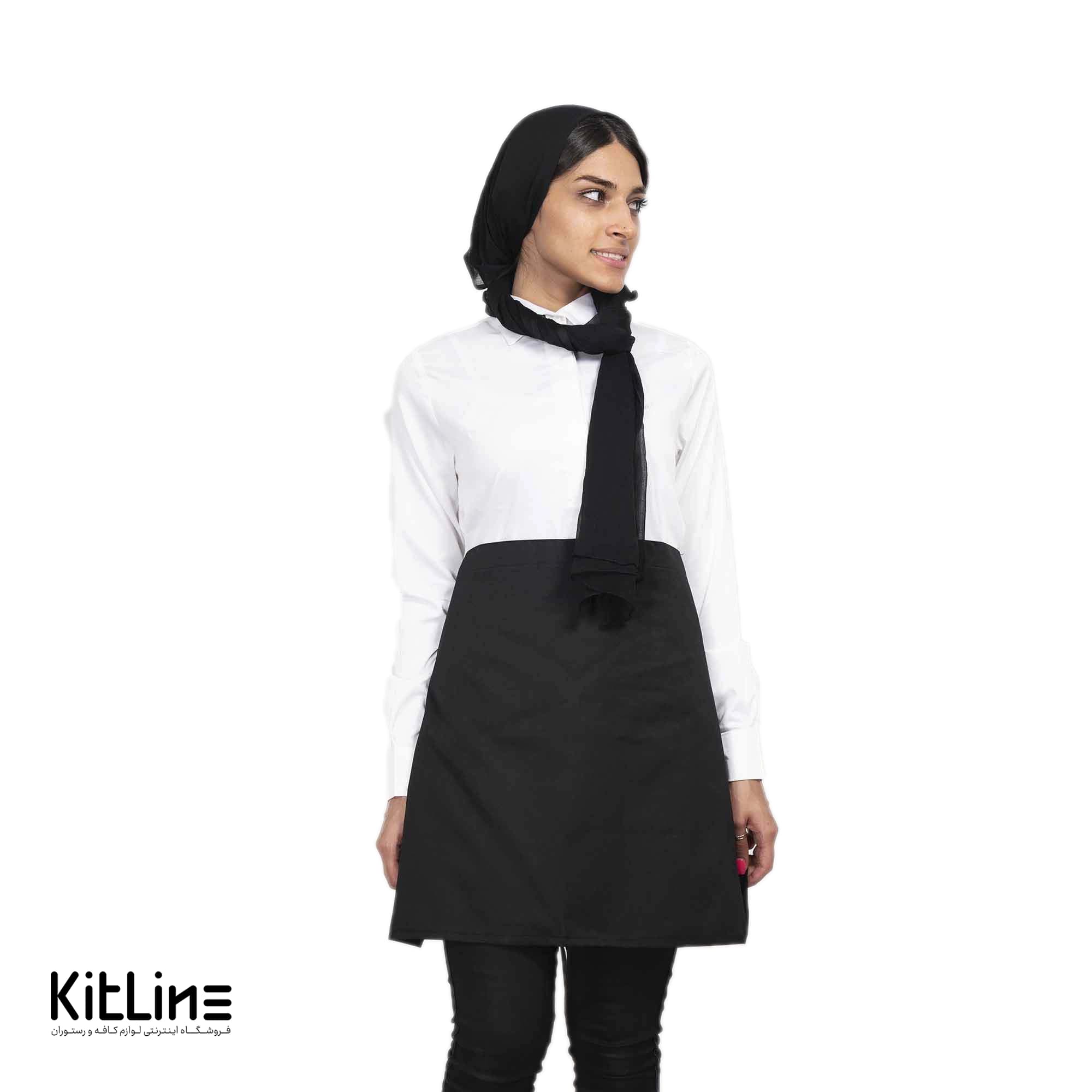 نیم پیشبند ترگال مشکی پوشاکو