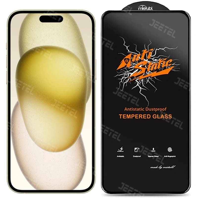 محافظ صفحه نمایش گوشی IPHONE 15 آنتی استاتیک اورجینال (Mietubl)