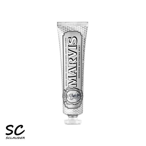 خمیر دندان سفید کننده اسموکرز مارویس Marvis اصل حجم 85 میلی لیتر