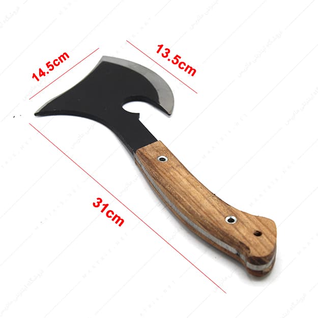 تبر یخ شکن دسته چوبی 18 سانتی متر