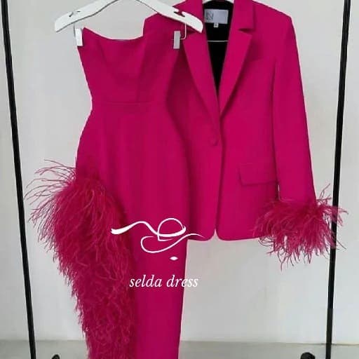 خرید ست کت و پیراهن مجلسی زنانه و دخترانه سایزبزرگ ۱۷۷۵