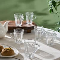 ست لیوان چای خوری 6 پارچه کاراجا یاسی 175 میلی