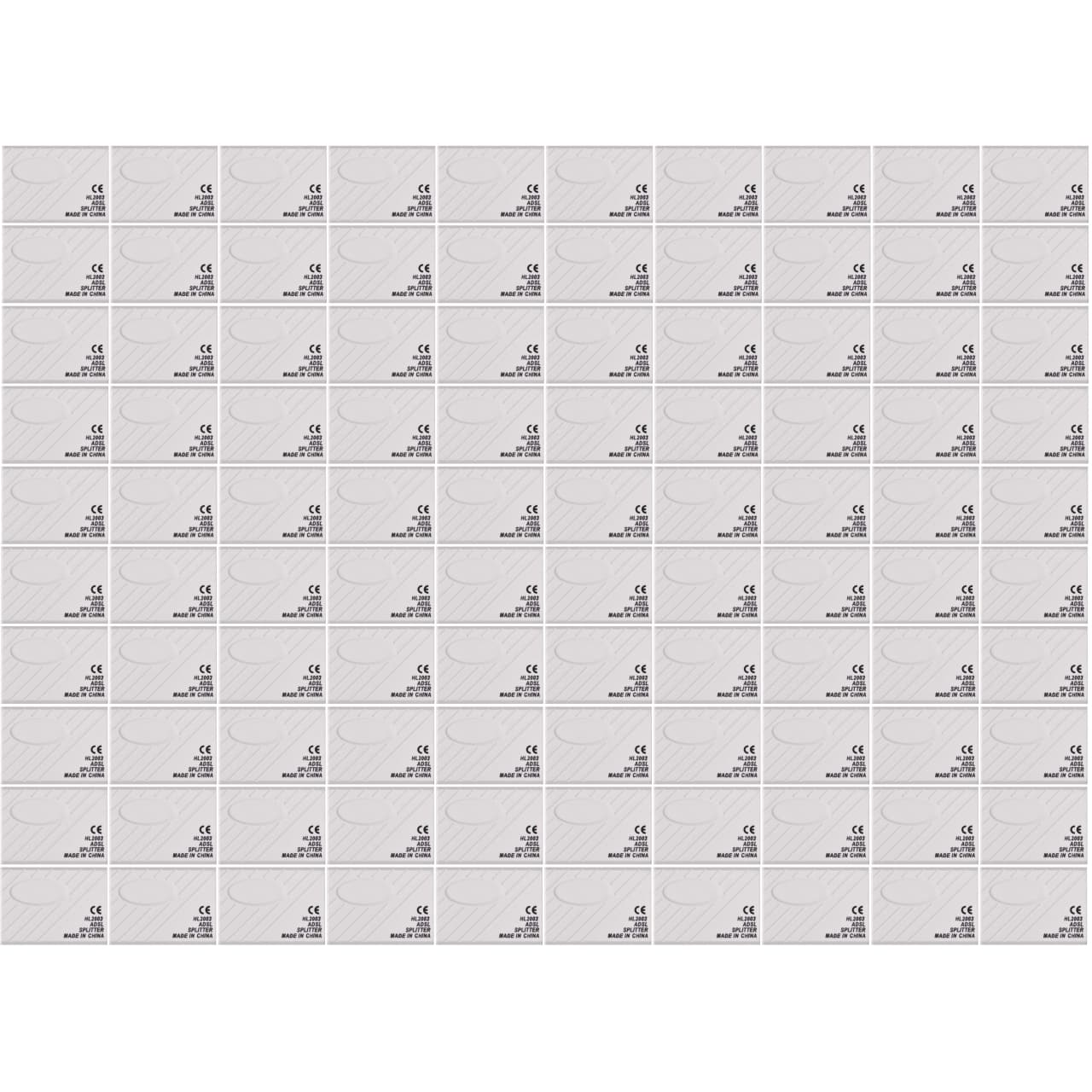 اسپلیتر ADSL مدل HL2003 سفید بسته ۱۰۰ عددی