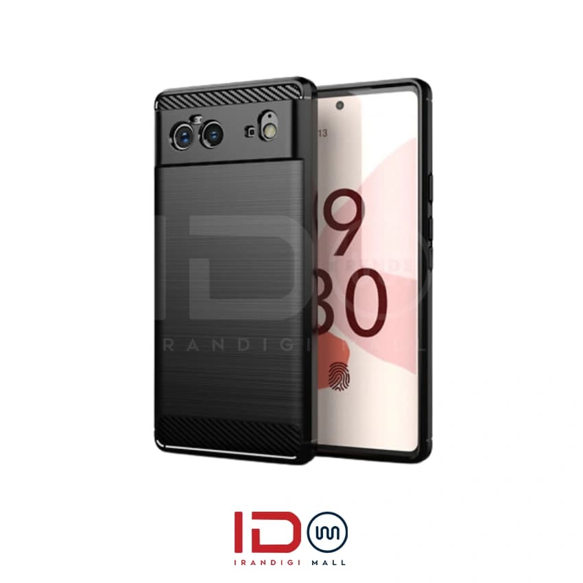 قاب فیبر کربن گوشی گوگل مدل GOOGLE PIXEL 6 برند rugged armor