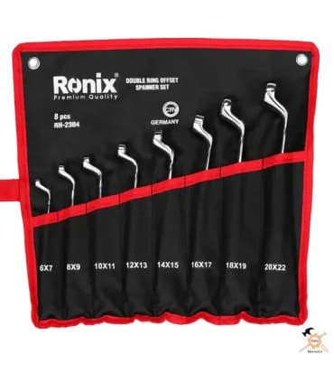 مجموعه 8 عددی آچار دو سر رینگ رونیکس مدل RH-2304