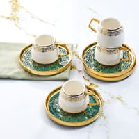 ست قهوه خوری ۶ نفره کاراجا Verde چند رنگ 90 میلی