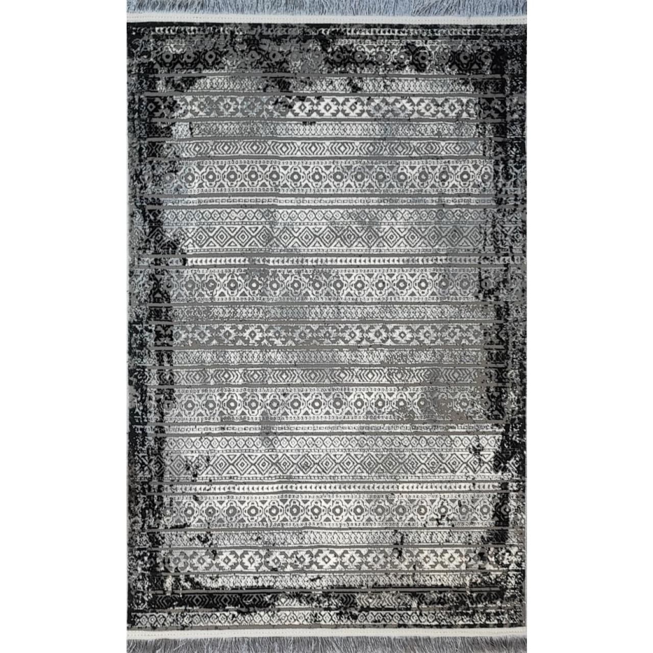 فرش ماشینی موناکو طرح 9350 طوسی وینتیج