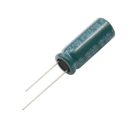خازن الکترولیتی 270uF / 50V تایوانی مارک TAICON با طول عمر بالا