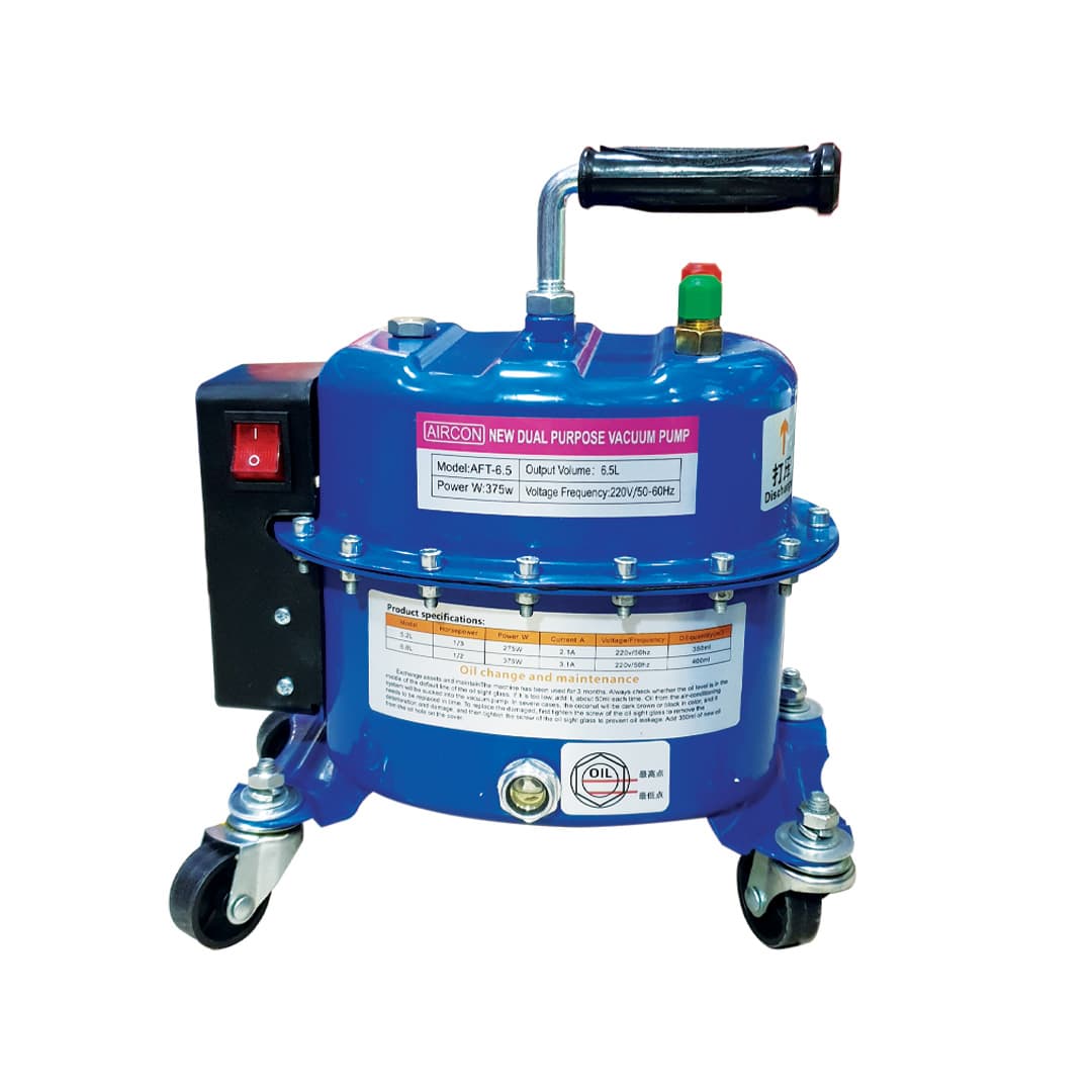 پمپ وکیوم دو کاره فشار و وکیوم صنعتی 6.5 لیتری مدل 12015