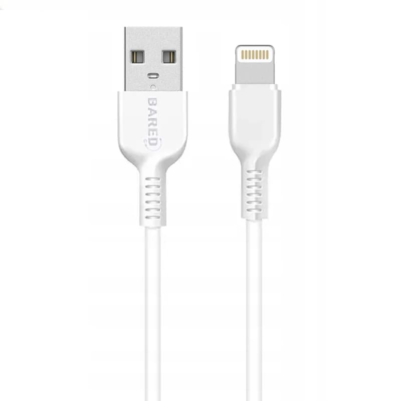 کابل شارژ USB به Lightning به طول 1 متر 3 آمپر از برند بارد مدل BARED C108 (100% اصلی)
