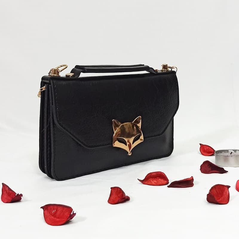 کیف دوشی پاسپورتی دخترانه مدل روباه