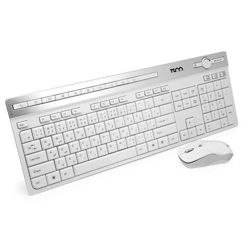 کیبورد و ماوس تسکو سفید مدل TKM7106W