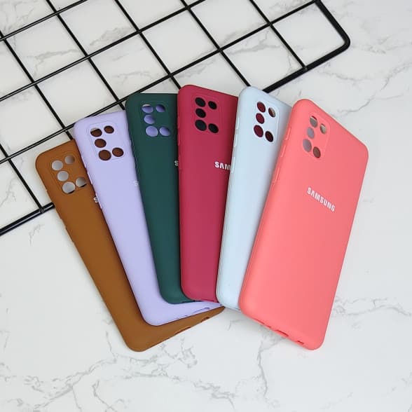 قاب سیلیکونی اورجینال محافظ لنزدارSamsung A31