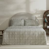 سرویس کاور لحاف یک نفره پنبه کاراجاهوم لیا سبز