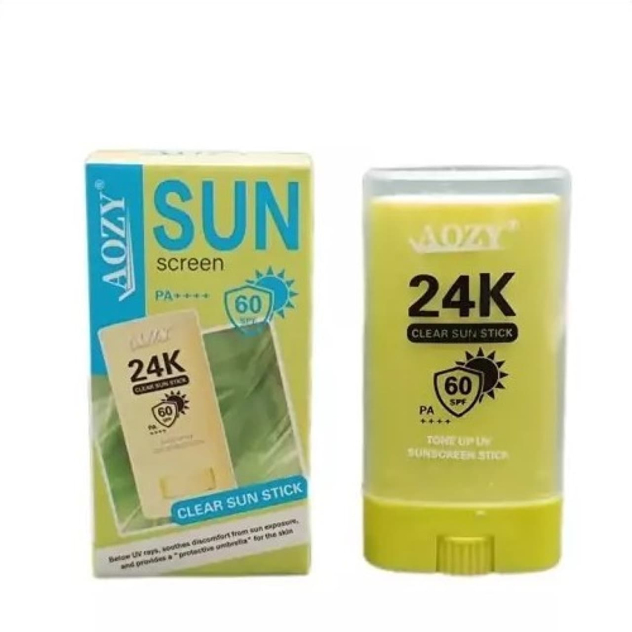 ضد آفتاب استیکی آزی مدل برگ لیمو SPF 60 وزن 15 گرم