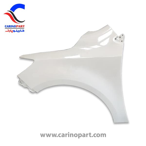 گلگیر جلو چپ فابریک شاهین سفید رنگ