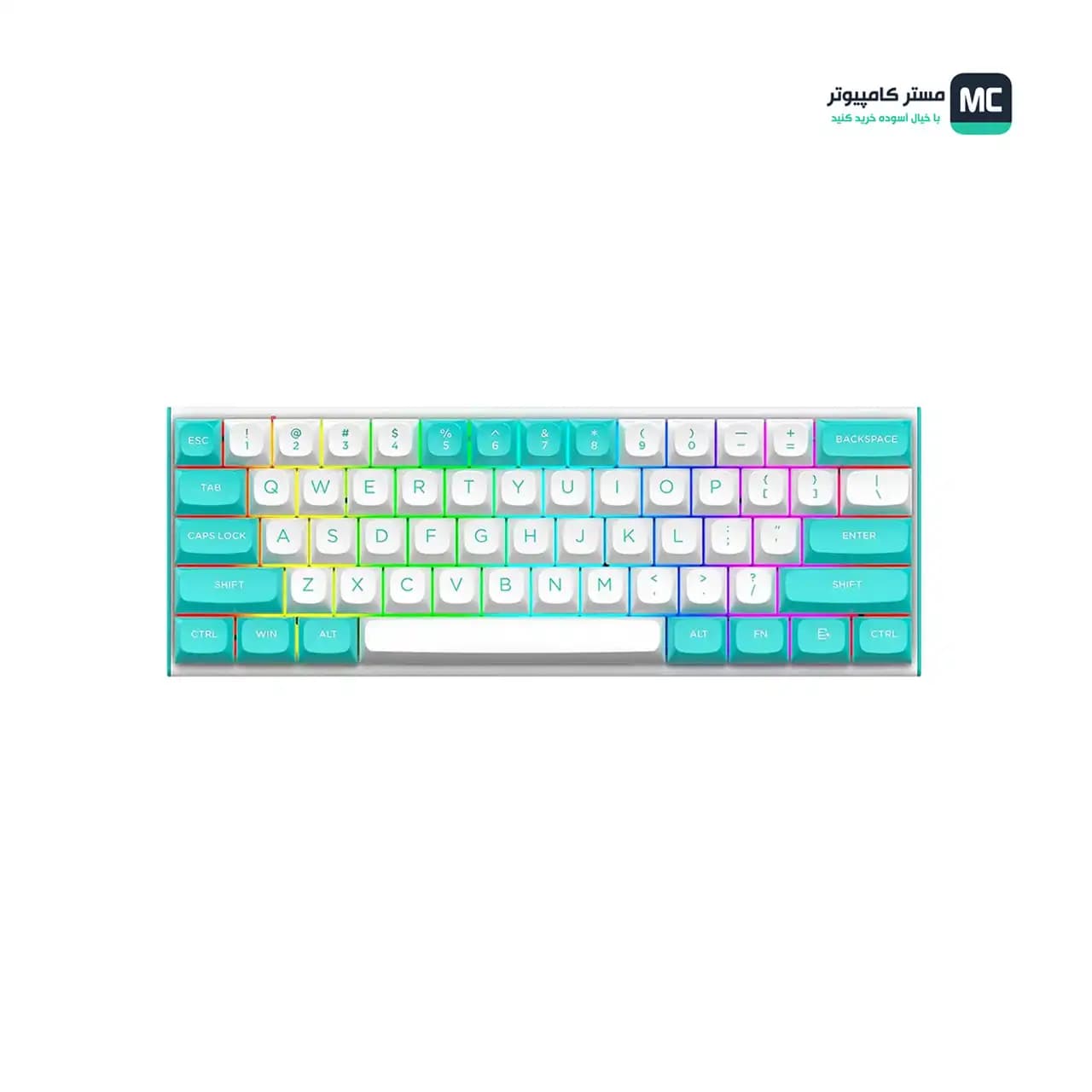 کیبورد مکانیکال گیمینگ ردراگون Fidd K683 WB RGB