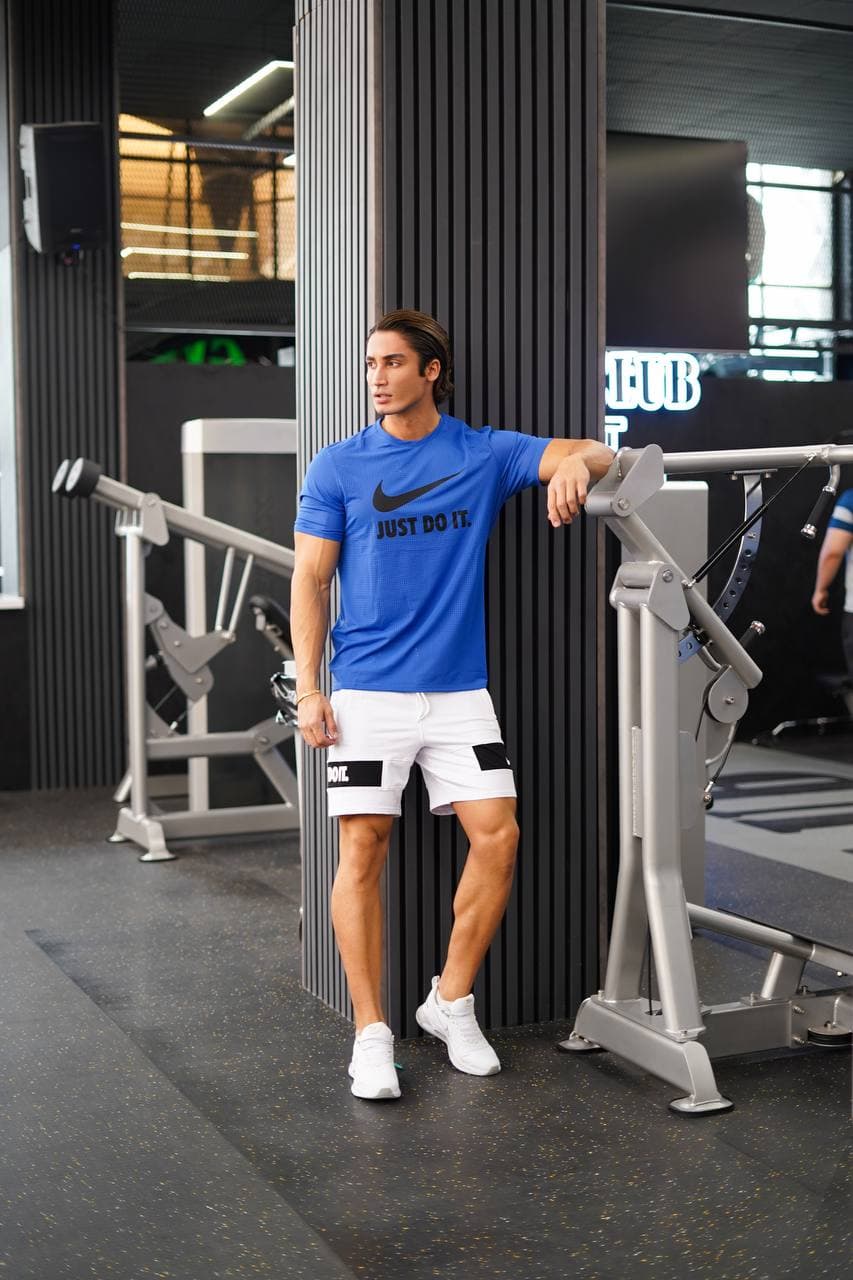 تیشرت بدنسازی مردانه نایک فلامنت فول کش سوزنی درشت کد ۴۱۱۷