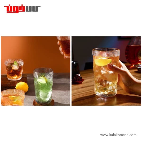 لیوان بلند بلینک مکس مدل یخی