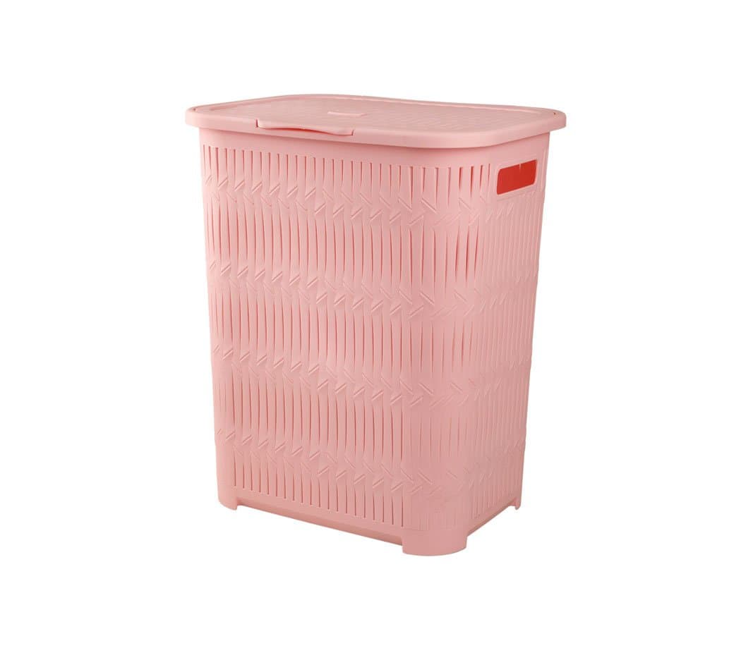 سبد رخت دربدار پلاستیکی بزرگ مدل بامبو