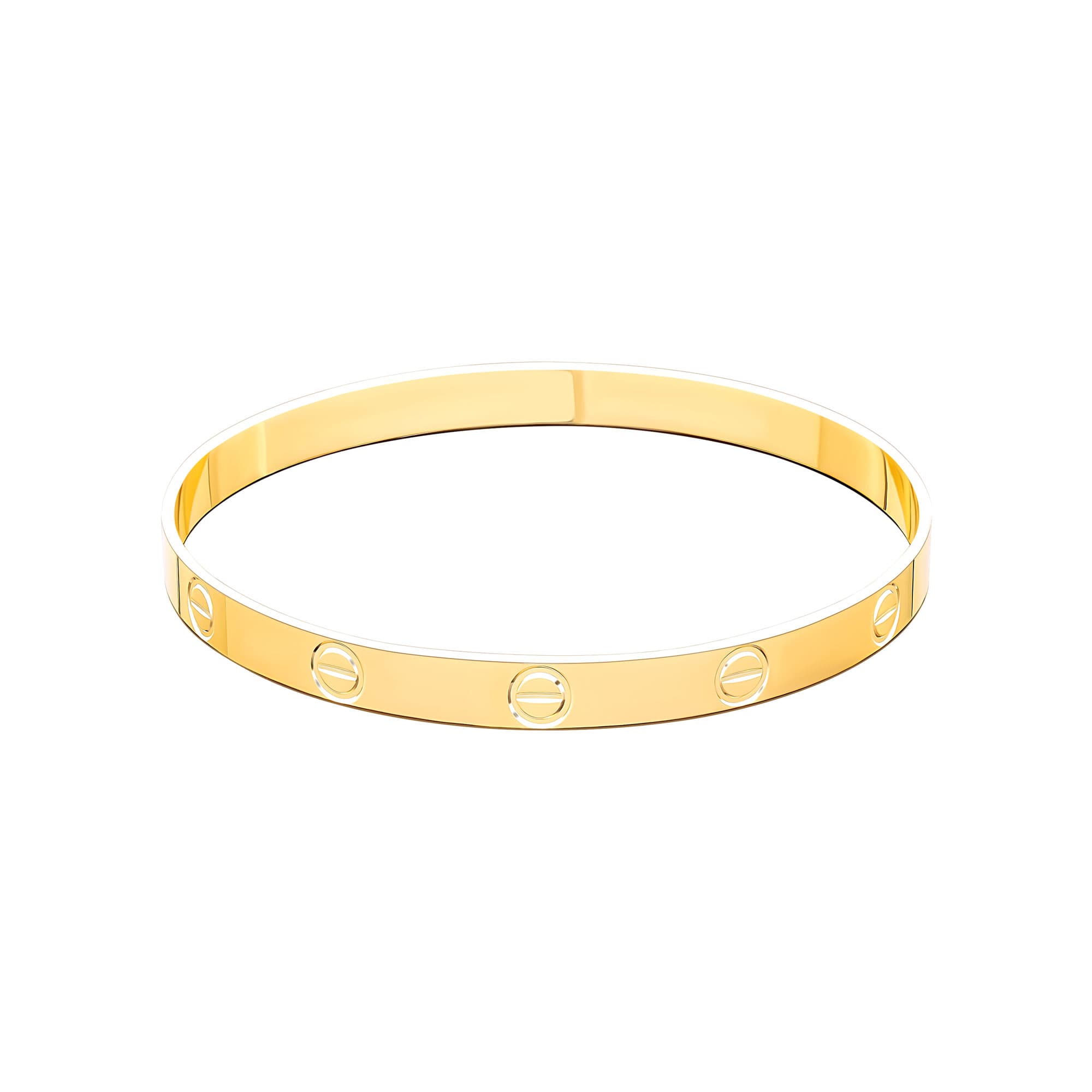 دستبند طرح کارتیر گلد کد B32