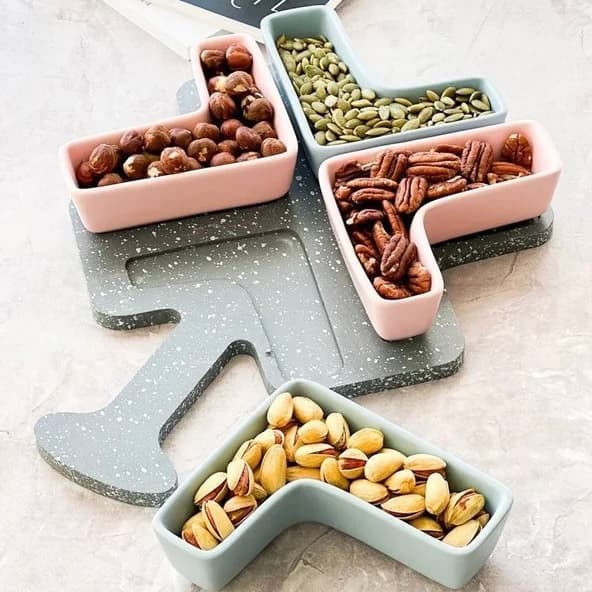 اردو خوری ۴ ال سرامیکی با زیره چوبی برند آیسرام (Ayceram)