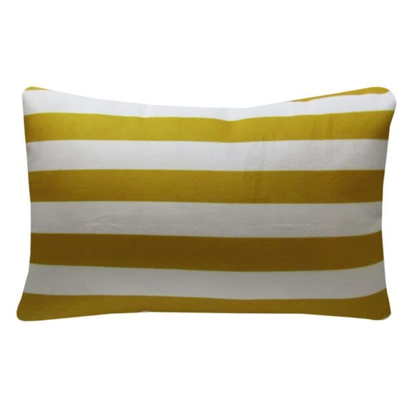 ریبار کاور کوسن مستطیل 30*45 زمینه سفید راه راه