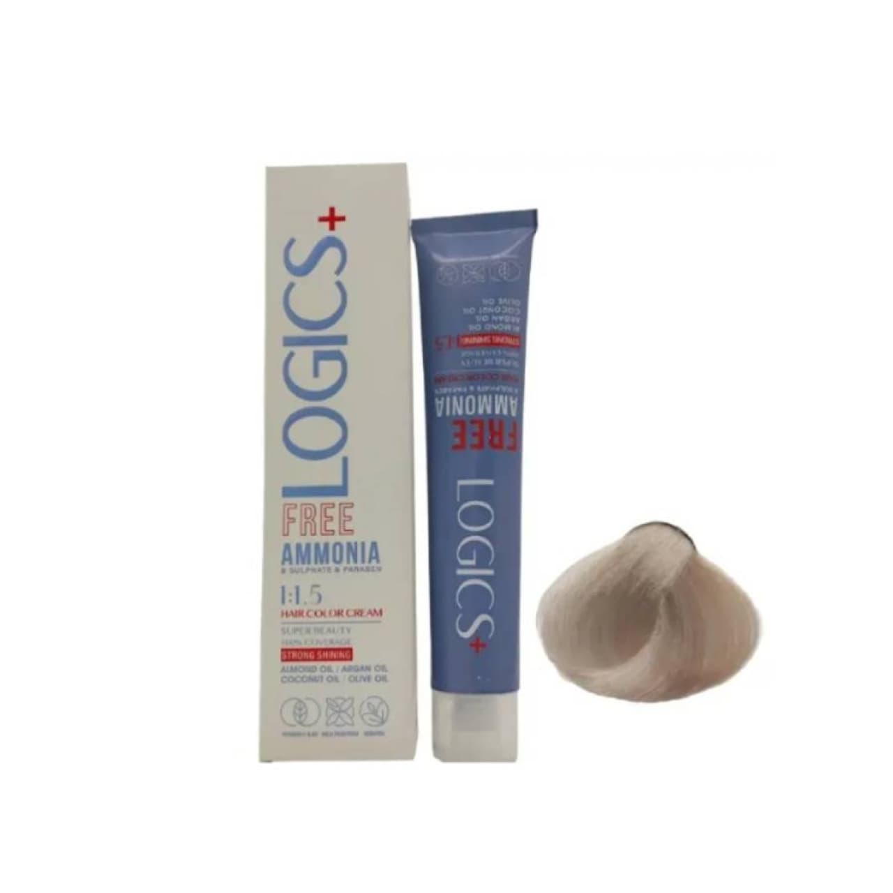 رنگ مو لوجیکس شماره 10.0 رنگ بلوند بسیار روشن حجم 100 میلی لیتر