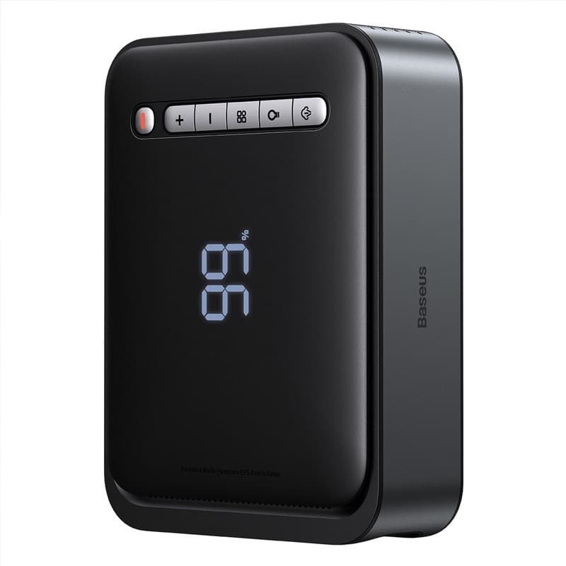 جامپ استارتر و پمپ باد باسئوس Baseus BS-CH003 ظرفیت 8000 میلی آمپر