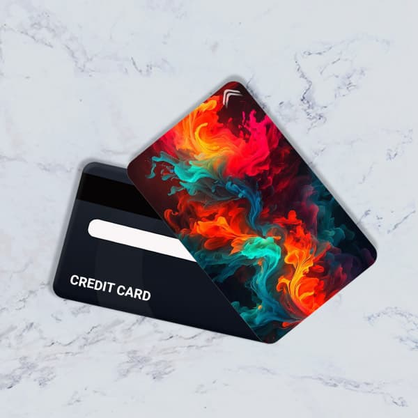 استیکر کارت بانکی مدل فانتزی رنگی کد CAE358-K