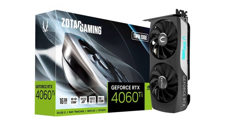 کارت گرافیک زوتک مدل GAMING GeForce RTX 4060 Ti 16GB Twin Edge