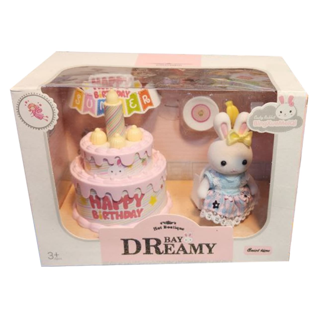 عروسک دخترانه مدل خرگوش طرح کیک تولد