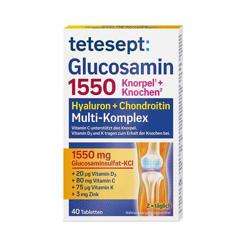تتسپت گلوکوزامین ۴۰ عددی Tetesept Glucosamine