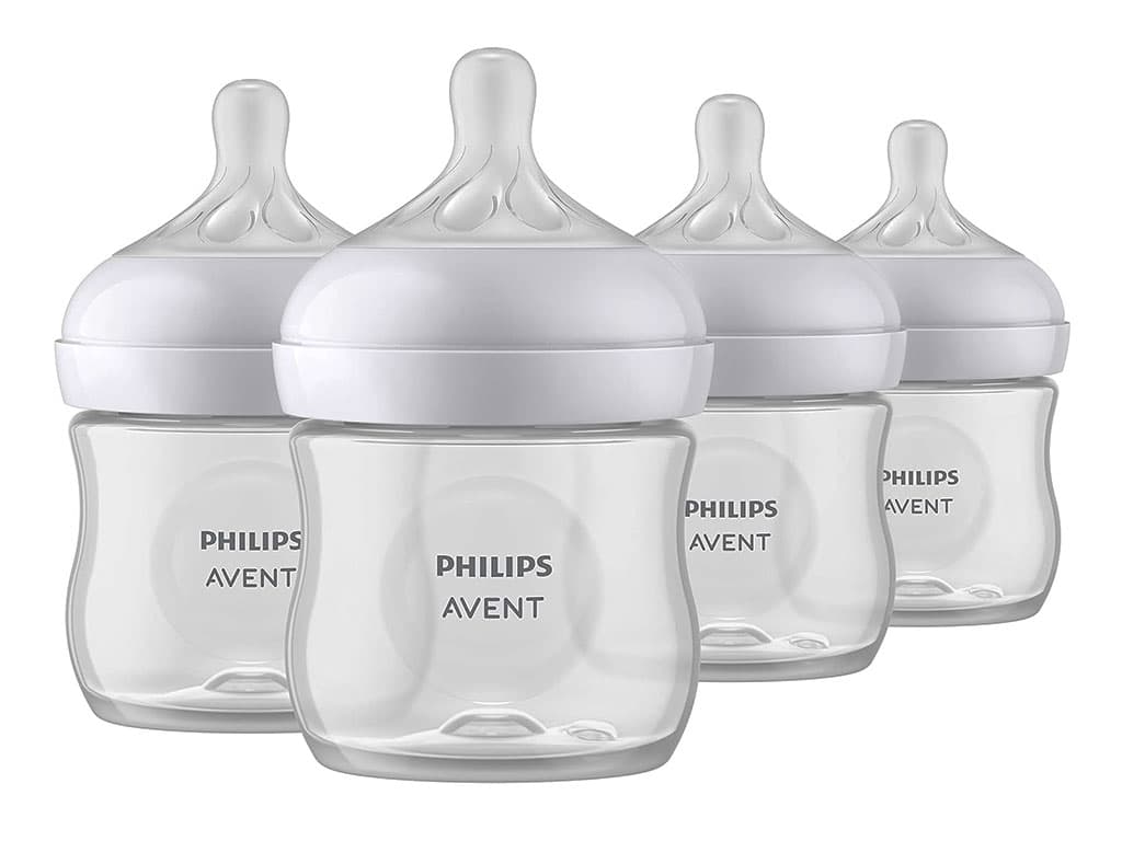 شیشه شیر نوزادی بدو تولد به بالا 2 قطره مدل نچرال Natural ظرفیت 125میلی لیتر philips avent فیلیپس اونت