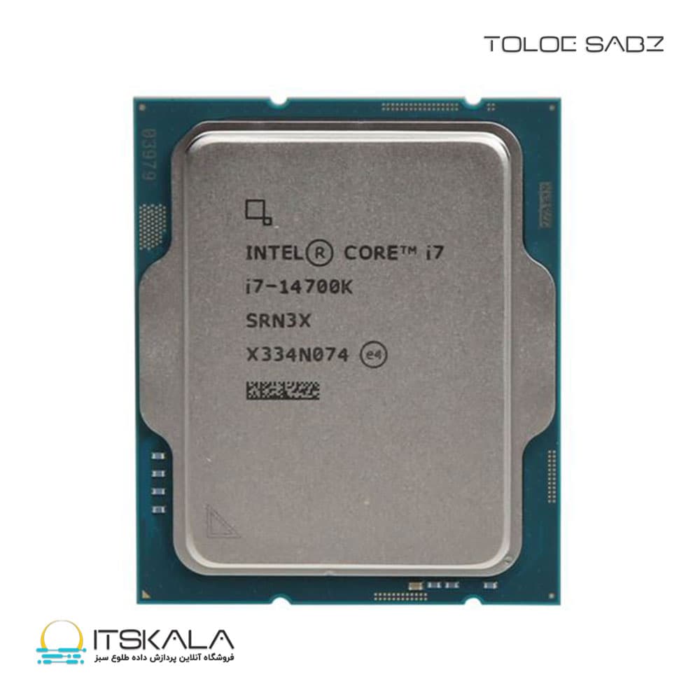 پردازنده (tray) اینتل مدل i7-14700K با فرکانس 4.3 گیگاهرتز