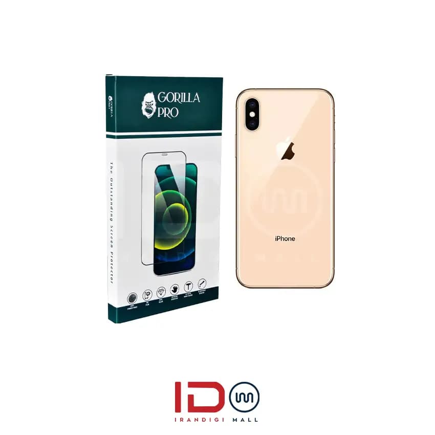 گلس و محافظ هیدروژلی (مات) بدنه گوشی اپل مدل iPhone XS