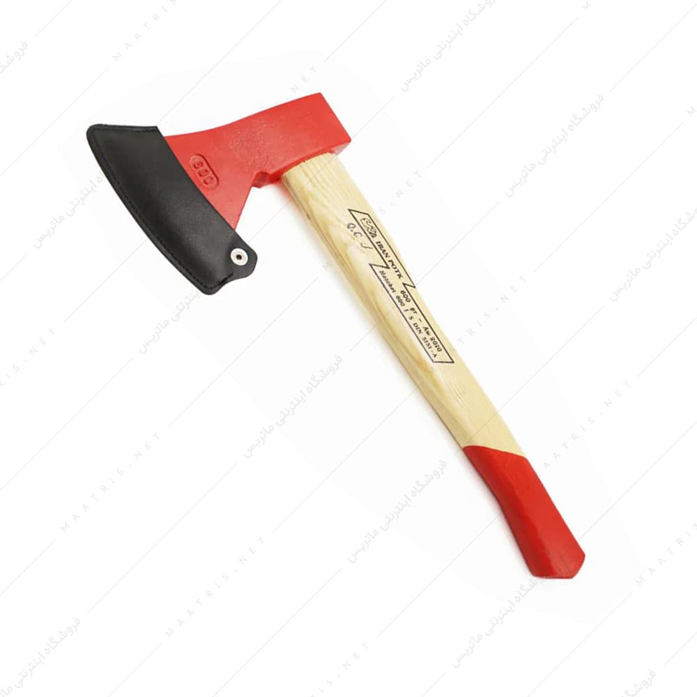 تبر 600 گرمی دسته چوبی برند ایران پتک