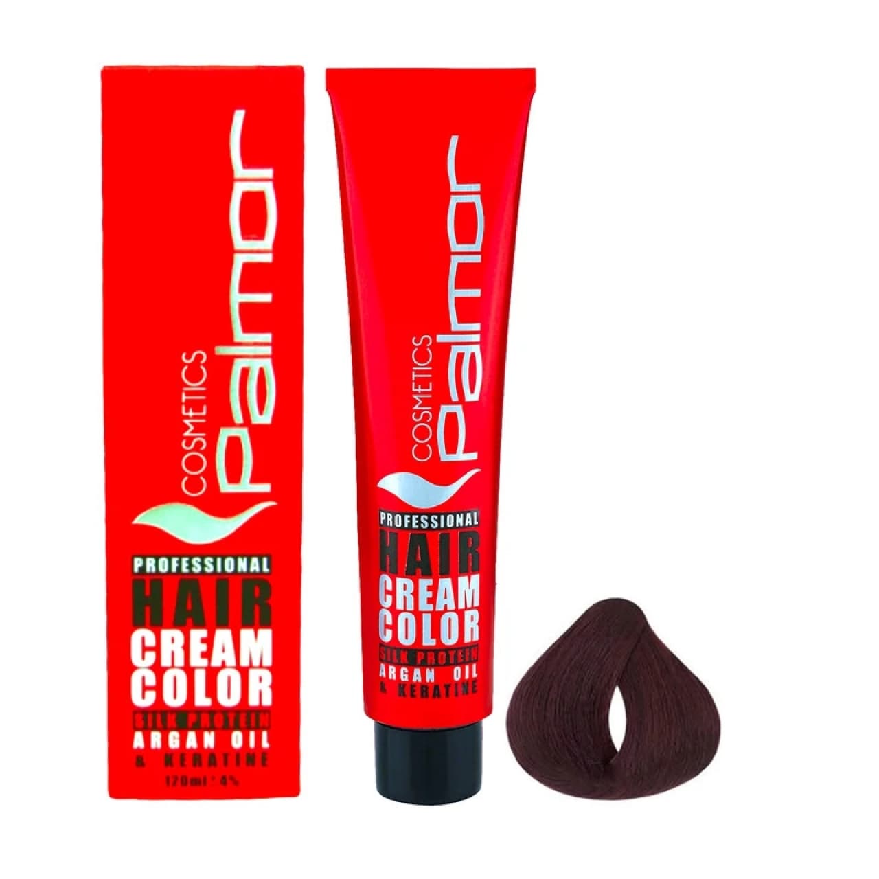 رنگ مو پالمور شماره 5.62 حجم 120 میلی لیتر رنگ قرمز بلوطی