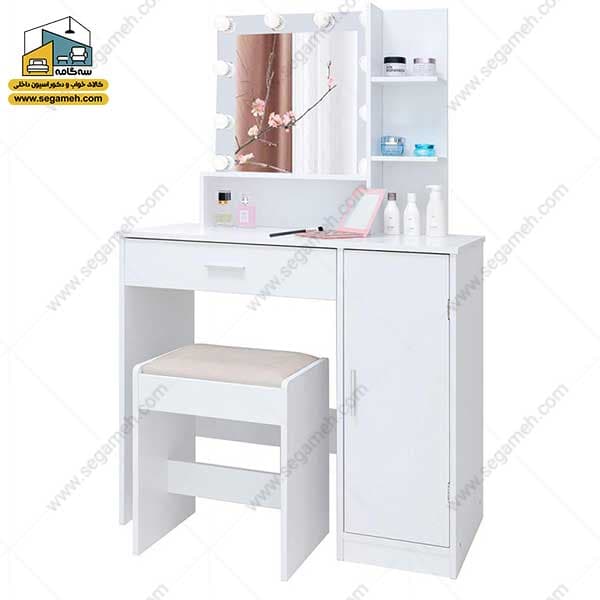 میز آرایش لامپ دار کد DMP134