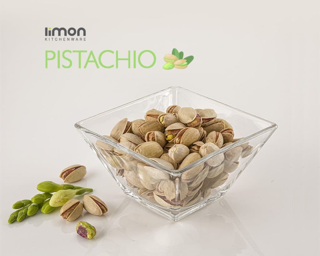 ظرف شیشه ای پذیرایی مربع لیمون کد2087