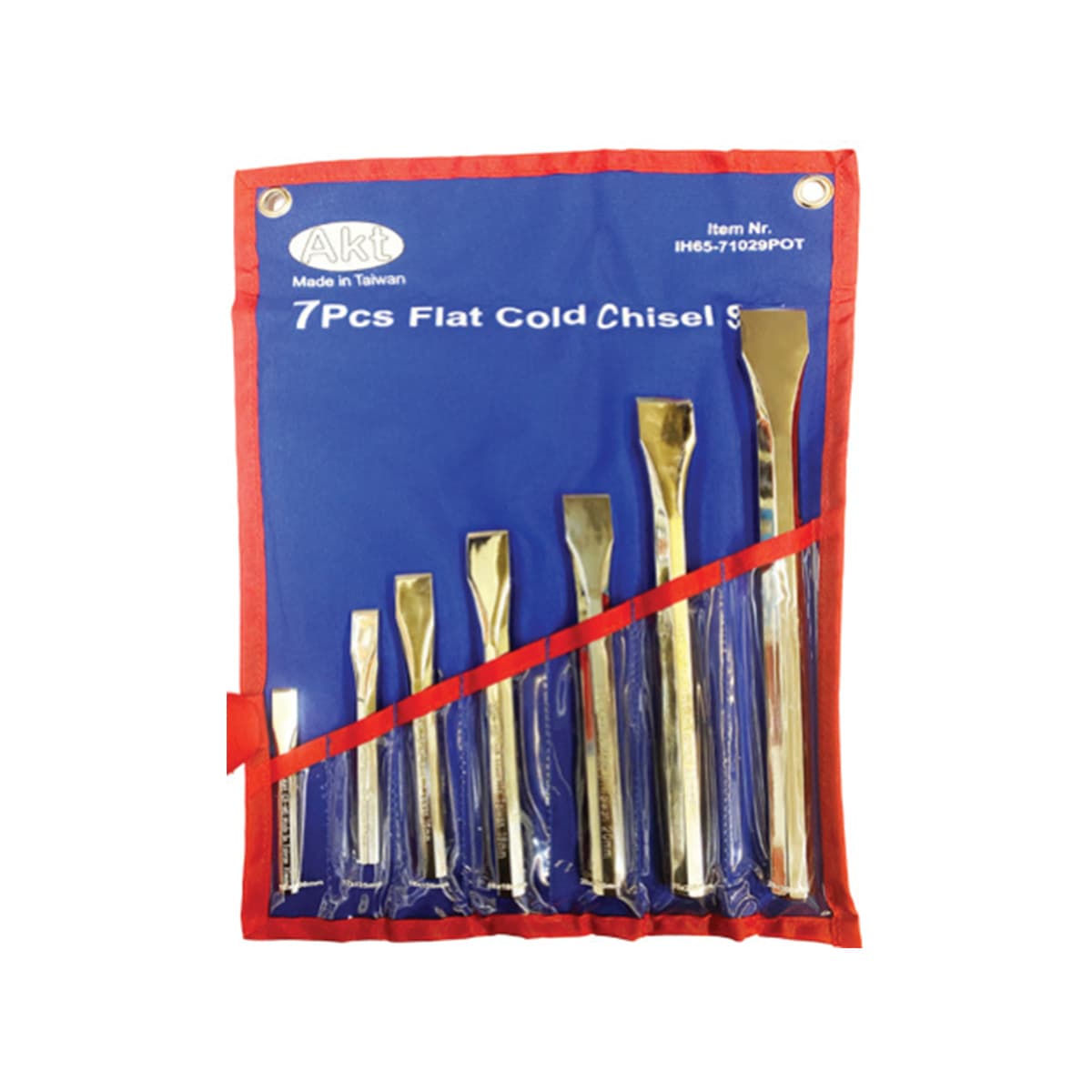 سری قلم تخت فولادی 7 عددی کیفی AKT کد IH65-71029POT