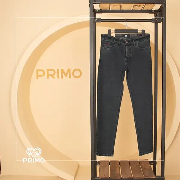 شلوار جین اسلیم فیت ساده سایز بزرگ 4164/123