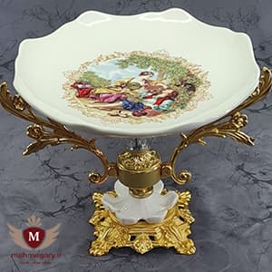 سرویس پذیرایی ۴ تیکه آوین چینی پایه دار