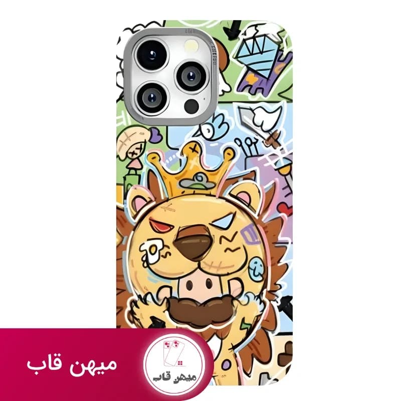 قاب گوشی آیفون OGBRO اوجی برو Beast Hunt Series Lion King - کد (۱۰۱۷۶۶)