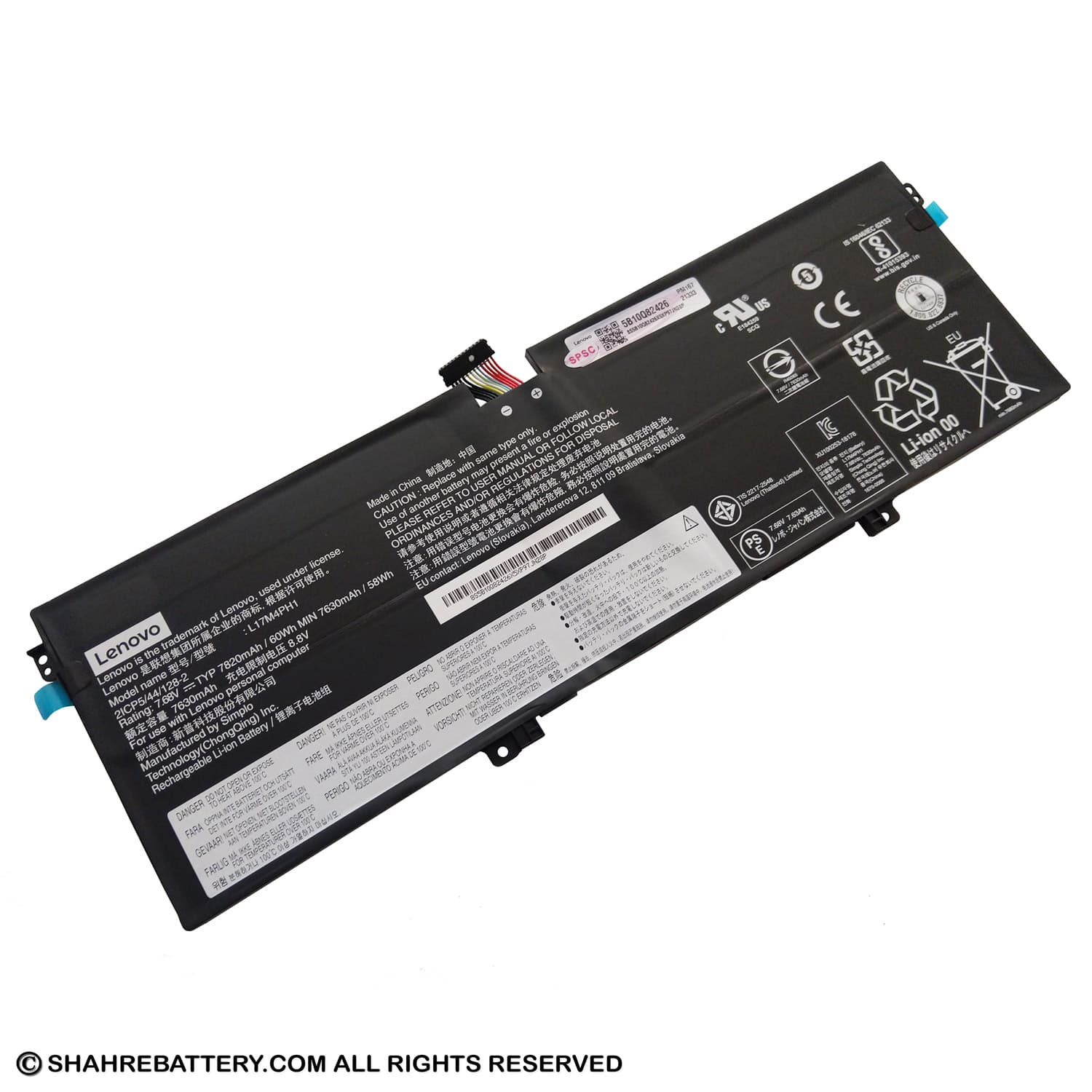 باتری اورجینال لپ تاپ لنوو Lenovo Yoga C930 L17M4PH1