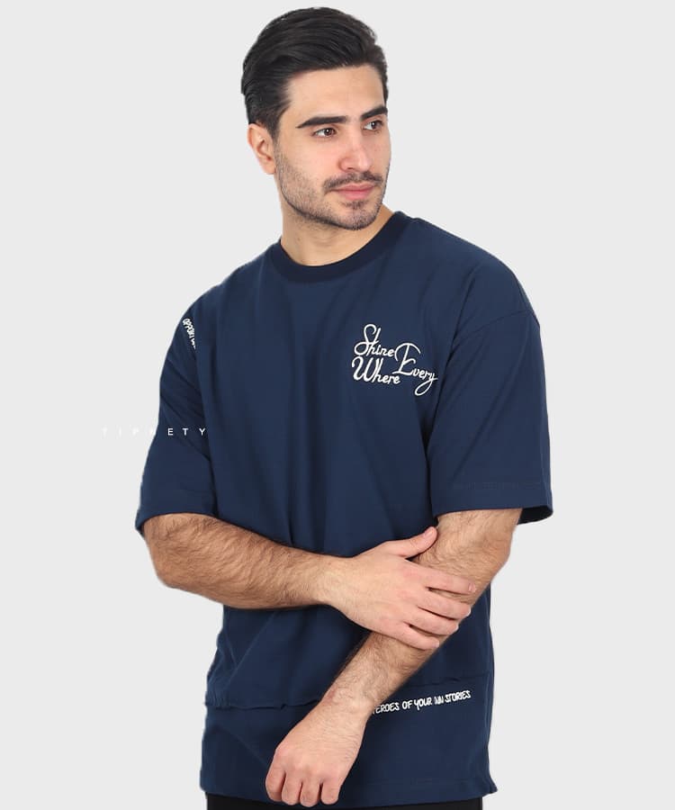 تیشرت لش طرح برگ 1439